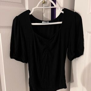 Everly June XL Black Crop Top